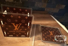 Load image into Gallery viewer, Acrylic Pen/Pencil/Brush Holder - Love Brown Pen holder