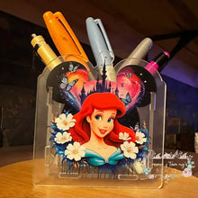 Load image into Gallery viewer, Acrylic Pen/Pencil/Brush Holder - Ready to Ship - Ariel Mouse Acrylic Pen/Pencil/Brush Holder