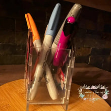 Load image into Gallery viewer, Acrylic Pen/Pencil/Brush Holder - Ready to Ship - Ariel Mouse Acrylic Pen/Pencil/Brush Holder