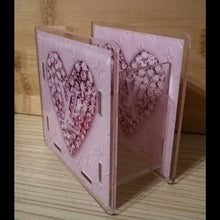 Load image into Gallery viewer, Acrylic Pen/Pencil/Brush Holder - Love Pink Heart