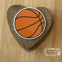 Load image into Gallery viewer, Basketball Flatback - 1 Count Flatback