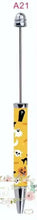 Load image into Gallery viewer, Halloween Beadable Pens A21 - YELLOW Beadable Pen