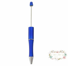 Load image into Gallery viewer, Blue Beadable Pen Beadable Pen