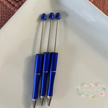 Load image into Gallery viewer, Beadable Pens - Blue Beadable Pen