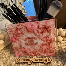 Load image into Gallery viewer, CiCi Pink Perfume & Pearls - Acrylic Pen/Pencil/Brush Holder