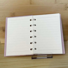 Load image into Gallery viewer, Designer inspired; Acrylic Loose-leaf Cover Notebook Plastic Binder - LoVe Pink Heart