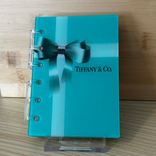 Load image into Gallery viewer, Designer inspired Acrylic Loose-leaf Cover Notebook Plastic Binder -Tif Gift
