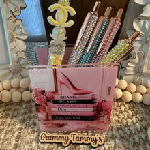 Load image into Gallery viewer, DESIGNER BOOKS - Acrylic Pen/Pencil/Brush Holder