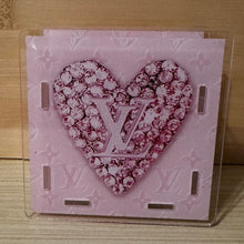 Load image into Gallery viewer, Acrylic Pen/Pencil/Brush Holder - Love Pink Heart