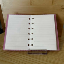 Load image into Gallery viewer, Designer inspired;Acrylic Loose-leaf Cover Notebook Plastic Binder - VS