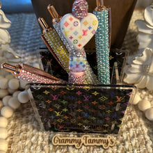 Load image into Gallery viewer, LoVe Black Multi - Acrylic Pen/Pencil/Brush Holder