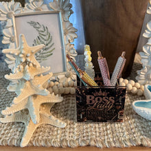 Load image into Gallery viewer, Boss Lady Energy - Acrylic Pen/Pencil/Brush Holder