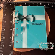 Load image into Gallery viewer, Designer inspired Acrylic Loose-leaf Cover Notebook Plastic Binder -Tif Gift Designer Notebook