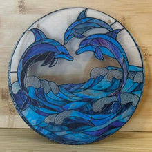 Load image into Gallery viewer, Acrylic Suncatcher with Chain - Large - Dolphins
