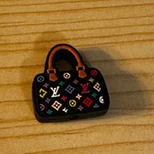Load image into Gallery viewer, Love Black Multi Color Purse Silicone Focal