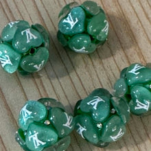 Load image into Gallery viewer, Love 20mm Fancy Heart Acrylic Beads - 5 Count