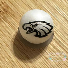 Load image into Gallery viewer, Football 16mm Beads - One Count 16mm Acrylic Beads