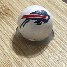 Load image into Gallery viewer, Football 16mm Beads - One Count 16mm Acrylic Beads