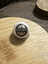 Load image into Gallery viewer, Football 16mm Beads - One Count 16mm Acrylic Beads