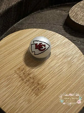 Load image into Gallery viewer, Football 16mm Beads - One Count 16mm Acrylic Beads