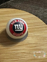 Load image into Gallery viewer, Football 16mm Beads - One Count 16mm Acrylic Beads