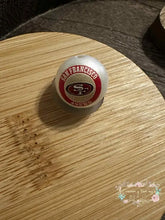 Load image into Gallery viewer, Football 16mm Beads - One Count 16mm Acrylic Beads