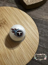 Load image into Gallery viewer, Football 16mm Beads - One Count 16mm Acrylic Beads