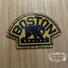 Load image into Gallery viewer, Bruins - Gold Glitter Flatback Glitter Flatback