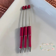 Load image into Gallery viewer, Beadable Pen - Pink Beadable Pen