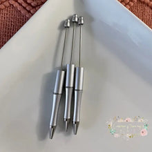 Load image into Gallery viewer, Beadable Pen - Silver Beadable Pen