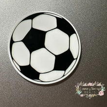 Load image into Gallery viewer, Soccer Ball Acrylic Flatback Flatback