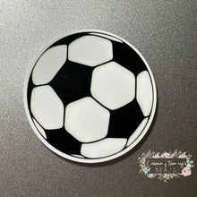 Load image into Gallery viewer, Soccer Ball Acrylic Flatback Flatback