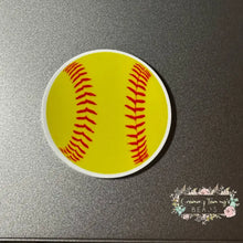 Load image into Gallery viewer, Softball Acrylic Flatback Flatback