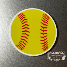 Load image into Gallery viewer, Softball Acrylic Flatback Flatback