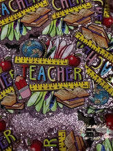 Load image into Gallery viewer, Teacher Glitter Flatback Glitter Flatback
