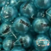 Load image into Gallery viewer, Tif Blue 16mm Acrylic Beads - 5 Count 16mm Beads