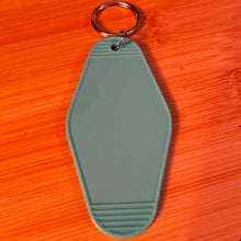 Load image into Gallery viewer, Plastic Hotel Blank Keychain Multiple Color Options
