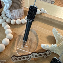 Load image into Gallery viewer, Sugar Rhinestone Beadable Pen - Black
