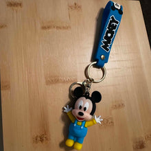 Load image into Gallery viewer, 3D Mouse Keychain wristlets - Boy - Blue
