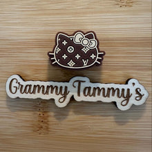 Load image into Gallery viewer, Love Kitty Brown - Silicone Focal Bead
