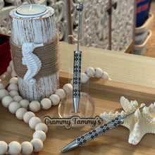 Load image into Gallery viewer, LoVe Beadable Pen - Argile Black &amp; Tan

