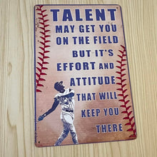 Load image into Gallery viewer, Creative Tin Sign 8X12 - Talent
