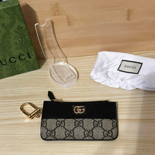 Load image into Gallery viewer, GiGi Grey Zipper Coin Purse Keychain
