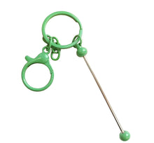 Load image into Gallery viewer, Beadable Keychain Bars with Chain -  Many Colors Available
