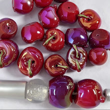 Load image into Gallery viewer, Cherry Shaped Acrylic Focal Beads 18x20MM UV Coated
