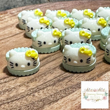 Load image into Gallery viewer, 12*18Mm Kitty Cookies Bead - Mint Green Beads
