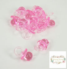 Load image into Gallery viewer, 12 Mini Baby Pacifiers Pink Pacifier
