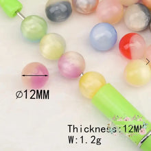 Load image into Gallery viewer, 12*12MM Cat Eye Beads - 5 Count Assorted Beads cat’s eye
