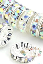 Load image into Gallery viewer, 12Mm Rhinestone Crystal Beads Rondelle Loose Spacer 12 Mm
