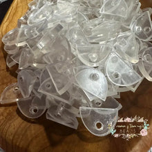 Load image into Gallery viewer, 13*20Mm Acrylic Semicircle Shaped Flatback Holder - 20 Count Holders

